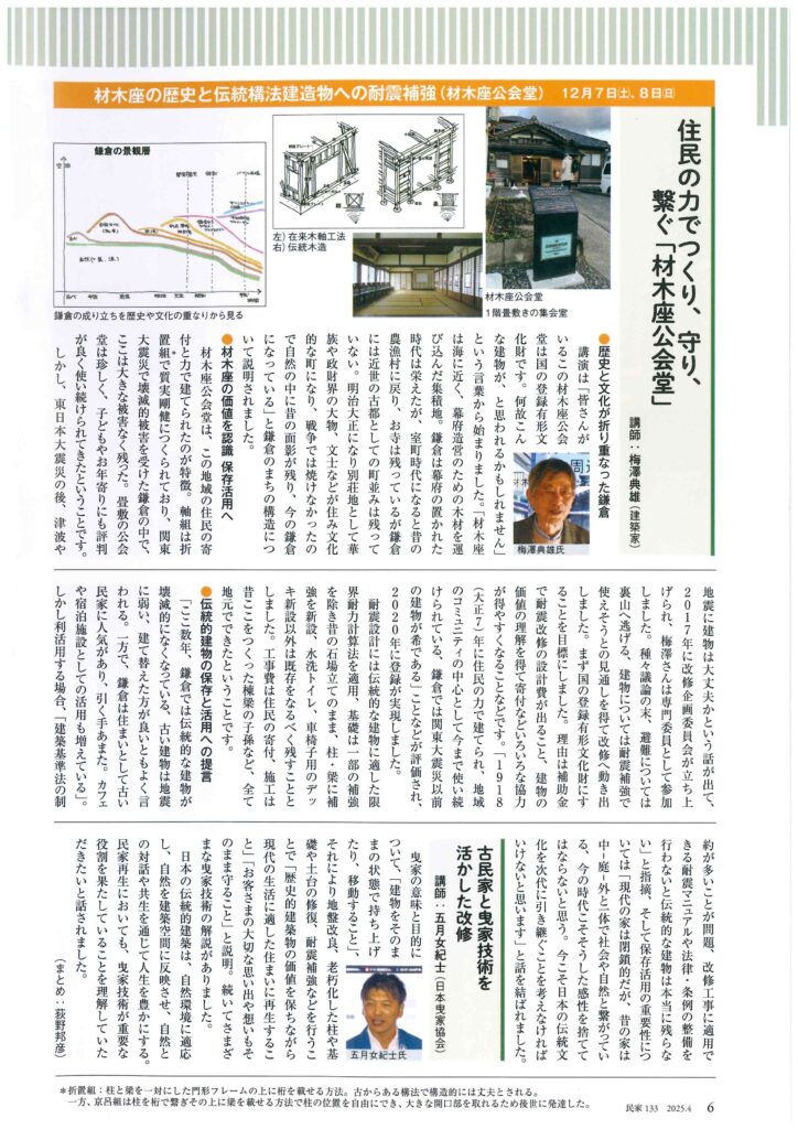 日本民家再生協会　民家再生フォーラム　曳家